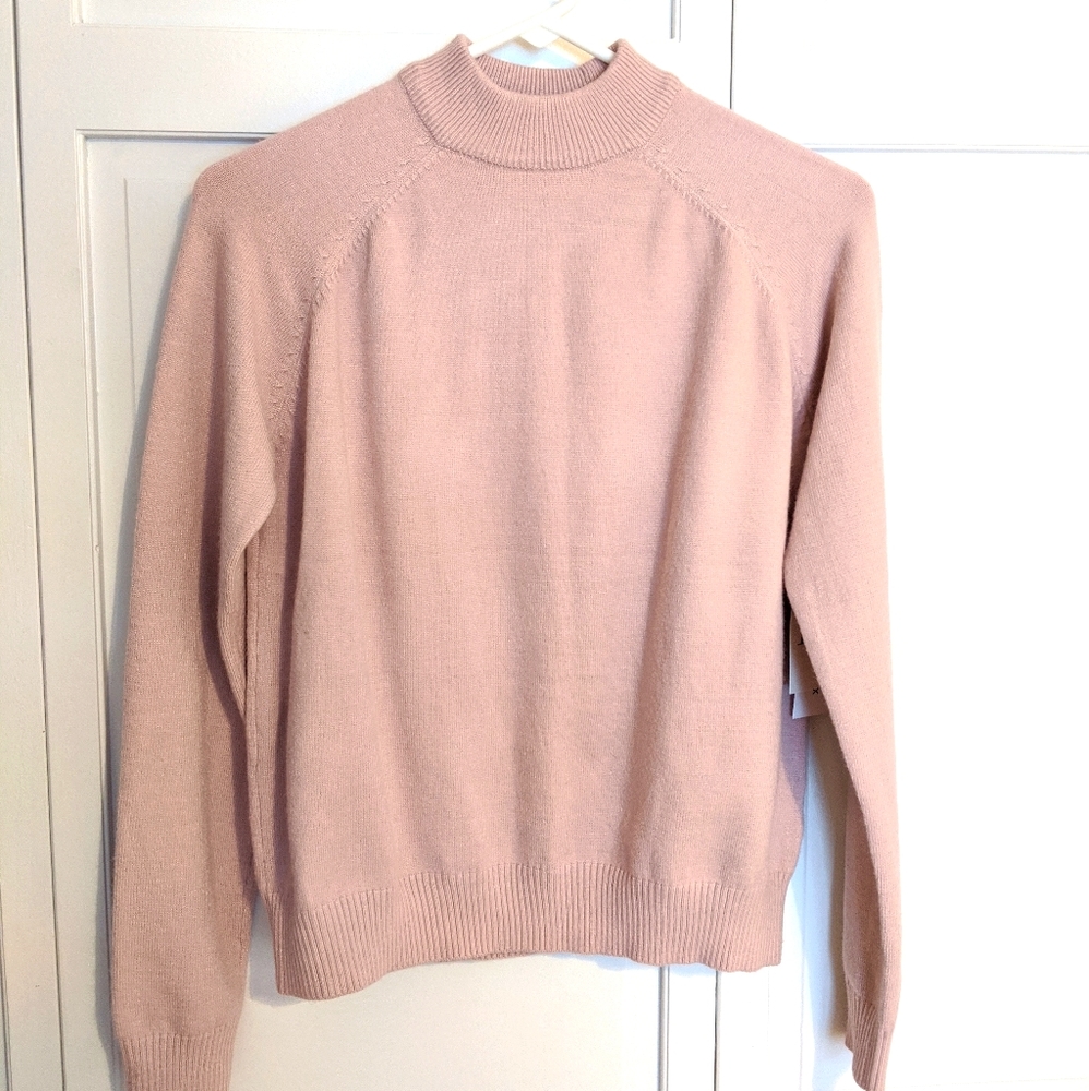 Stitch Fix REV Walith Mock Neck Pullover Blush- S